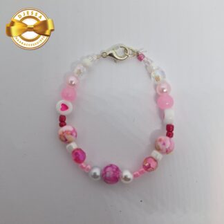 Armbandje Roze Hart